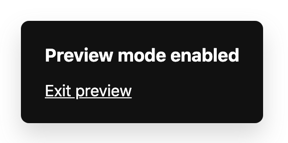 Next.js Preview mode